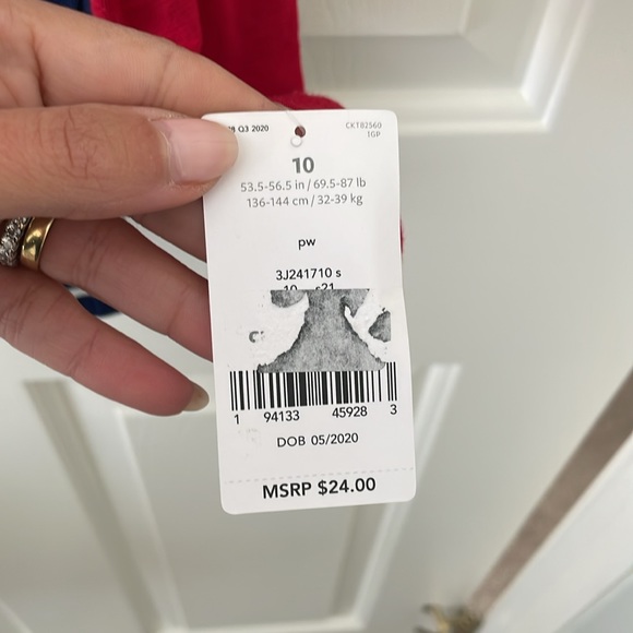 Boys carters long sleeve tshirt - Picture 4 of 5